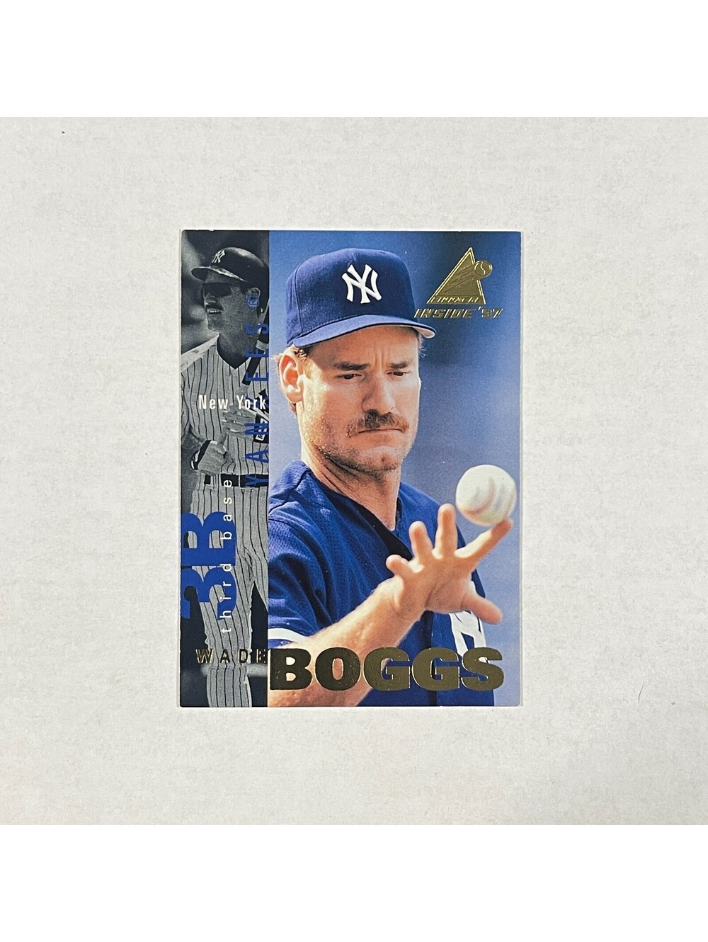 1997 Pinnacle Inside #61 Wade Boggs Yankees Card